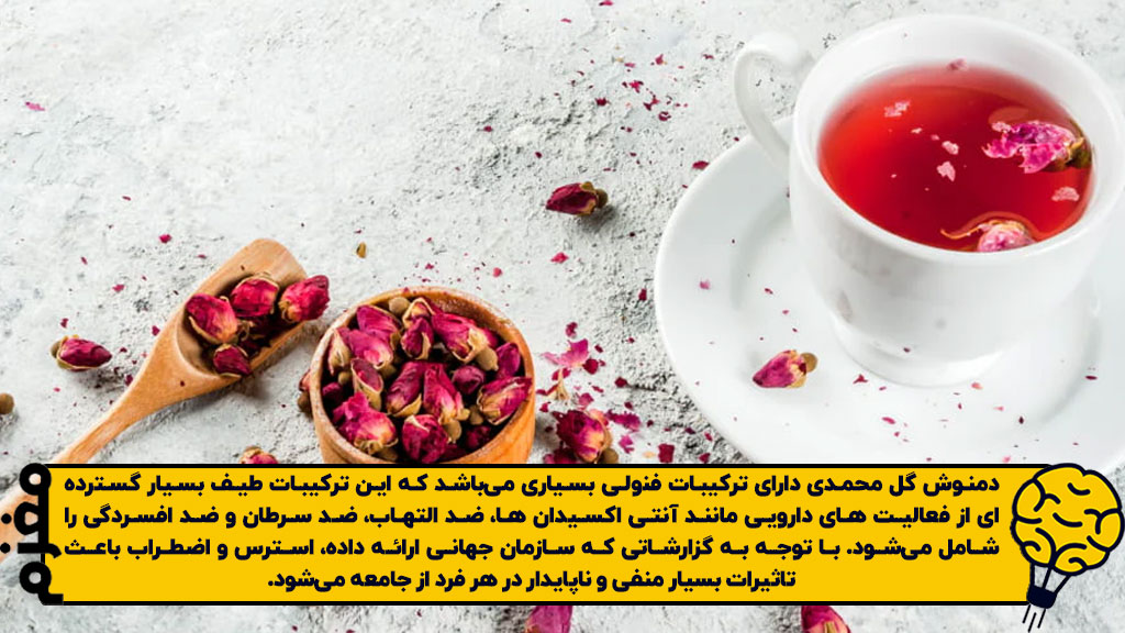 فواید دمنوش گل محمدی